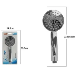 DOCCETTA BAGNO DOCCINO SOFFIONE DOCCIA CORNETTA ROTONDO MODERNO 22.5X9.5CM 69319