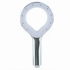 DOCCETTA BAGNO DOCCINO SOFFIONE DOCCIA CORNETTA MODERNO REGOLABILE 12X24CM 87513