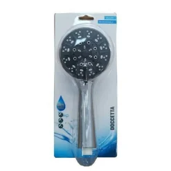 DOCCETTA DOCCINO BAGNO SOFFIONE DOCCIA CORNETTA ROTONDO MODERNO 10 X 22 CM 69064