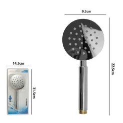 DOCCETTA DOCCINO BAGNO SOFFIONE DOCCIA CORNETTA TONDA MODERNO 9.5X22.5CM 69337