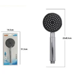 DOCCETTA DOCCINO BAGNO 22X8.5CM SOFFIONE DOCCIA CORNETTA ROTONDO MODERNO 69295