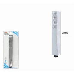 DOCCETTA DOCCINO QUADRATO SLIM ULTRA MODERNO SOFFIONE DOCCIA BAGNO VASCA 87477