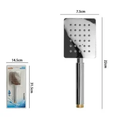 DOCCETTA DOCCINO SOFFIONE BAGNO DOCCIA CORNETTA QUADRATO MODERNO 7.5X22 CM 69335