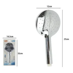 DOCCETTA DOCCINO SOFFIONE DOCCIA CORNETTA MODERNO 25 X 12 CM 59227 TONDO BAGNO