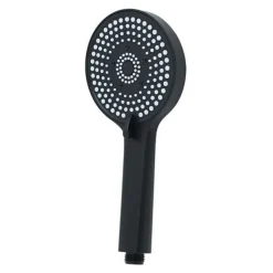 DOCCETTA DOCCINO SOFFIONE MULTIGETTO DOCCIA BAGNO MODERNO NERO 11.5X24.5 CM 87543