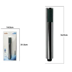 DOCCETTA DOCCINO SOFFIONE DOCCIA BAGNO CORNETTA MODERNA STONDATA 3 X 23 CM 69085