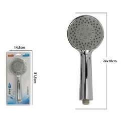 DOCCETTA DOCCINO 24X10CM BAGNO SOFFIONE DOCCIA CORNETTA ROTONDO MODERNO 69323