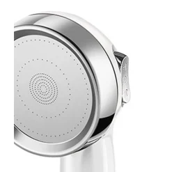 DOCCETTA SOFFIONE DOCCIA BAGNO CON PULSANTE STOP MULTIGETTO VENTOLA A SPIRALE 87534