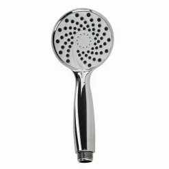 DOCCETTA TONDA 19 X 8.5 CM DOCCINO SOFFIONE DOCCIA SPIRALE MODERNO BAGNO 59562