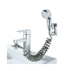 DOCCIA A MANO DOCCETTA PORTATILE PER LAVANDINO +TUBO ANTICALCARE CAMPEGGIO