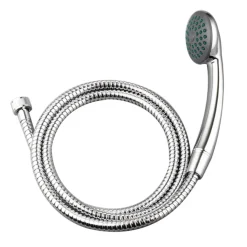 DOCCIA DOCCETTA SOFFIONE 3 GETTI ANTICALCARE CON TUBO FLESSIBILE SUPPORTO MURO