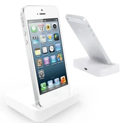 DOCKING STATION PER IPHONE 5 BASETTA PORTA DOCK BASE USB SUPPORTO CARICABATTE