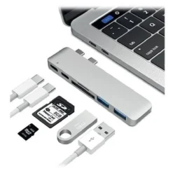 DOCKING STATION THUNDERBOLT HD PER MACBOOK 2XTYPE-C 7IN1 USB 3.0 HUB 4K DTHD-01