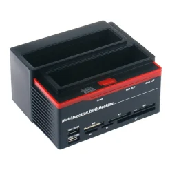DOCKING STATION TRIPLO TRIPLE 3 HARD DISK 3,5 2,5 DOPPIO SATA 1 IDE HD BOX