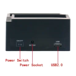 DOCKING STATION TRIPLO TRIPLE 3 HARD DISK 3,5 2,5 DOPPIO SATA 1 IDE HD BOX