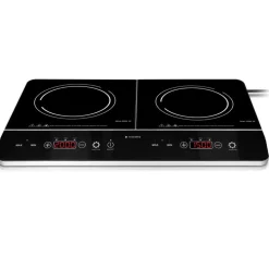 DOPPIA PIASTRA A INDUZIONE 3500W FORNELLO ELETTRICO CON DISPLAY DIGITALE E TIMER