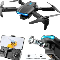 DRONE PIEGHEVOLE CON FOTOCAMERA 1080P TELECOMANDO SMARTPHONE WIFI 2.4GHZ Q-FA98