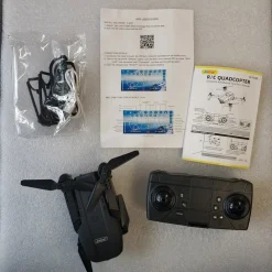 DRONE PIEGHEVOLE CON FOTOCAMERA 1080P TELECOMANDO SMARTPHONE WIFI 2.4GHZ Q-FA98