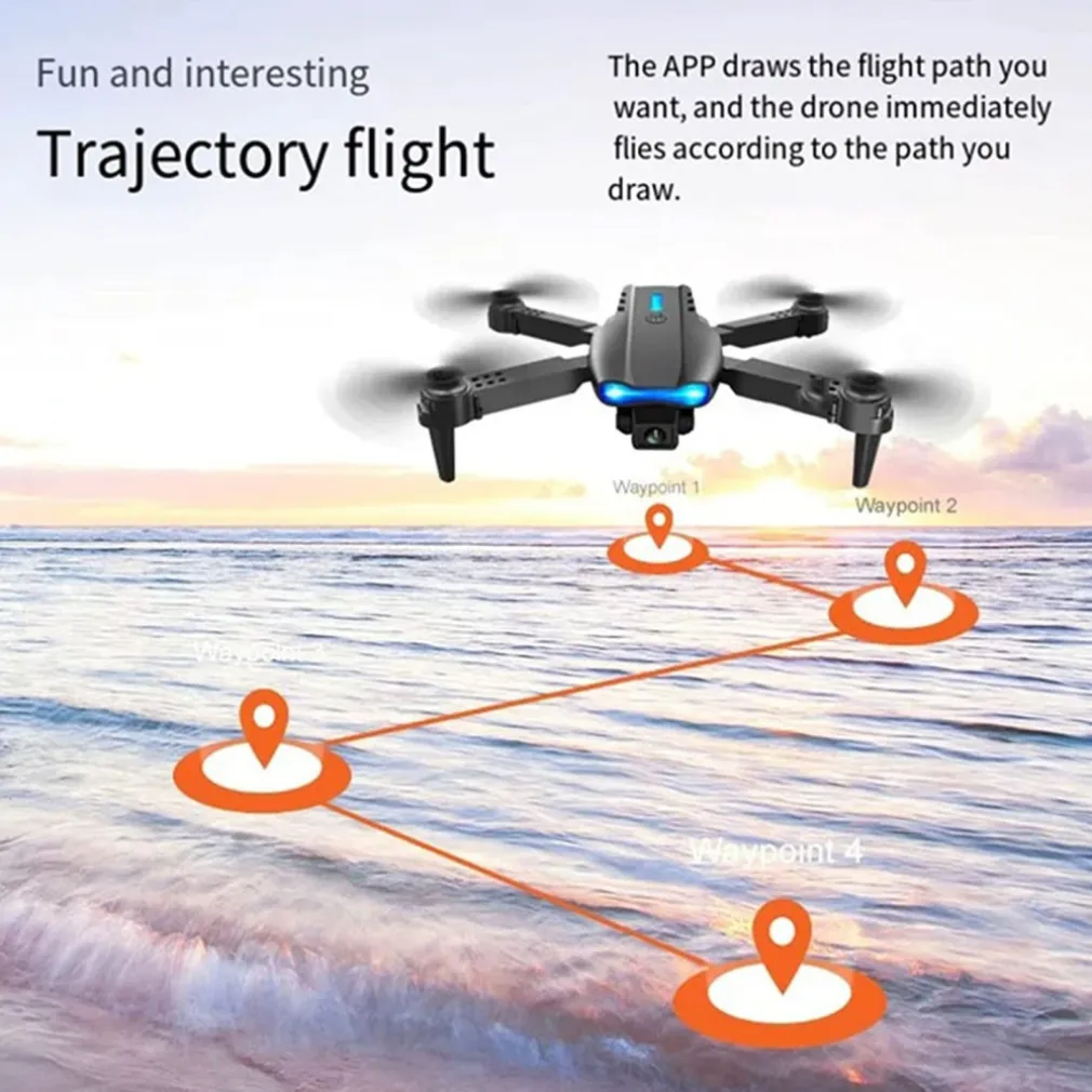 DRONE PIEGHEVOLE CON FOTOCAMERA 1080P TELECOMANDO SMARTPHONE WIFI 2.4GHZ Q-FA98