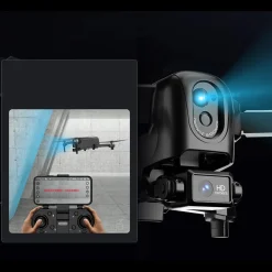 DRONE QUADCOPTER WIFI GTS01 GPS FOTOCAMERA ULTRA 8K CON CONTROLLER SMARTPHONE