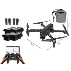 DRONE QUADCOPTER WIFI GTS01 GPS FOTOCAMERA ULTRA 8K CON CONTROLLER SMARTPHONE