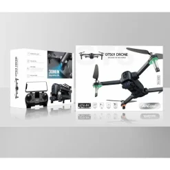 DRONE QUADCOPTER WIFI GTS01 GPS FOTOCAMERA ULTRA 8K CON CONTROLLER SMARTPHONE