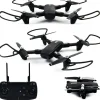 DRONE QUADRICOTTERO RC Q-DR9 DOPPIA FOTOCAMERA CONTROLLO 4K HD FPV WIFI 2.4GHZ
