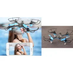 DRONE RADIOCOMANDATO H235 QUADRICOTTERO WIFI APP CONTROL CAMERA 2.4 GHZ 6 AXIS