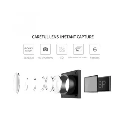 DRONE TELECOMANDATO INTELLIGENTE Q-DM6 SKY SPPED PER FILMATI DALL'ALTO FOTOCAMERA