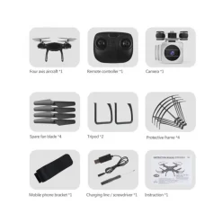 DRONE TELECOMANDATO INTELLIGENTE Q-DM6 SKY SPPED PER FILMATI DALL'ALTO FOTOCAMERA