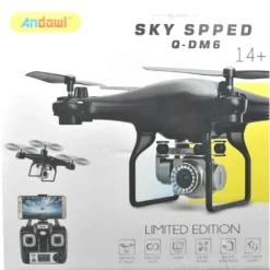 DRONE TELECOMANDATO INTELLIGENTE Q-DM6 SKY SPPED PER FILMATI DALL'ALTO FOTOCAMERA