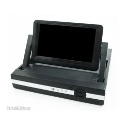 DVR NVR COMBO VIDEOSORVEGLIANZA 4 CH CANALI SCHERMO LCD 7 POLLICI H264