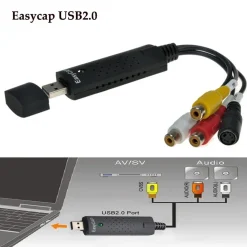EASY CAPTURE SCHEDA DI ACQUISIZIONE VIDEO AUDIO STEREO USB PER PC NOTEBOOK REC