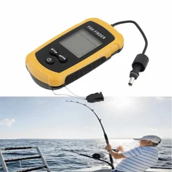 ECOSCANDAGLIO SONAR SONDA PORTATILE PESCA ACQUA DOLCE SALATA CERCA PESCI