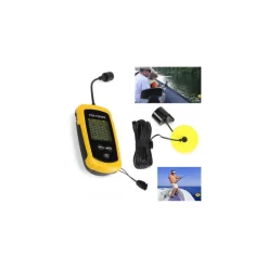 ECOSCANDAGLIO SONAR SONDA PORTATILE PESCA ACQUA DOLCE SALATA CERCA PESCI