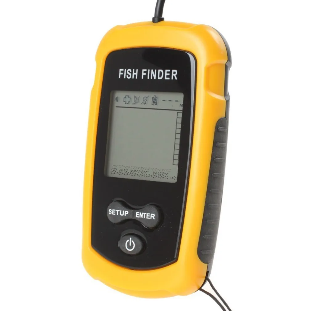 ECOSCANDAGLIO SONAR SONDA PORTATILE PESCA ACQUA DOLCE SALATA CERCA PESCI