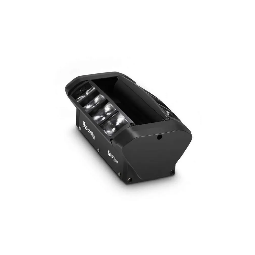 EFFETTI LUCE A TESTA MOBILE MULTIRAGGIO RUSH MULTI BEAM MINI SPIDER 8 RAGGI BEAM