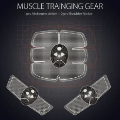 ELETTROSTIMOLATORE EMS TRAINER STIMOLA ADDOMINALI BRACCIA GAMBE GLUTEI PALESTRA