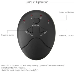 ELETTROSTIMOLATORE EMS TRAINER STIMOLA ADDOMINALI BRACCIA GAMBE GLUTEI PALESTRA