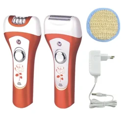 EPILATORE DEPILATORE RASOIO DONNA SILKEPIL 2IN1 GAMBE CORPO 2 LAME SCRUB 3057