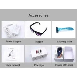 EPILATORE LASER LUCE PULSATA DEPILAZIONE PERMANENTE DEFINITIVA DEPILAZIONE D26