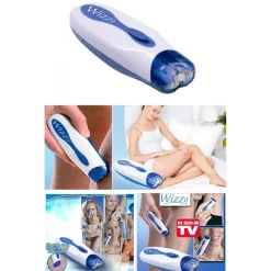 EPILATORE WIZZ IT PORTATILE WIZZIT DEPILATORE DONNA KIT MANICURE CON ASTUCCIO
