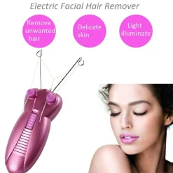 EPILAZIONE CON FILO ARABO ELETTRICO EPILATORE DEPILATORE VISO GAMBE INGUINE