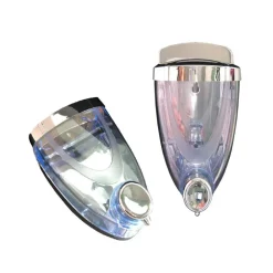 EROGATORE DISPENSER DOSATORE SAPONE LIQUIDO TRASPARENTE A GOCCIA KIT FISSAGGIO