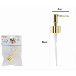 EROGATORE PER DOSA SAPONE LIQUIDO DISPENSER POMPA RICAMBIO ORO UNIVERSALE 79818