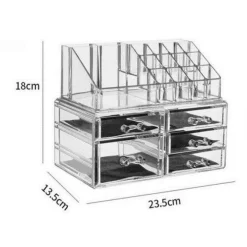 ESPOSITORE ORGANIZER PORTA TRUCCO BOX PORTAGIOIE COSMETICI 5 CASSETTI
