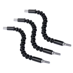 ESTENSORE TRAPANO CACCIAVITE AD ANGOLO 90° SNAKE BIT FLESSIBILE PROLUNGA 2 PZ