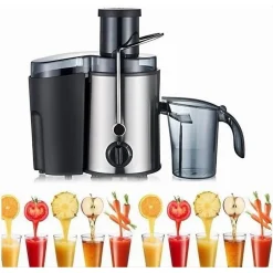 ESTRATTORE CENTRIFUGA FRULLATORE PER SUCCHI FRUTTA VERDURA 500W CONTENITORE BRICCO