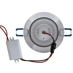 FARETTO 3 LED 3 W AD INCASSO CON ALETTE A MOLLA ROTONDO LUCE FREDDA O CALDA