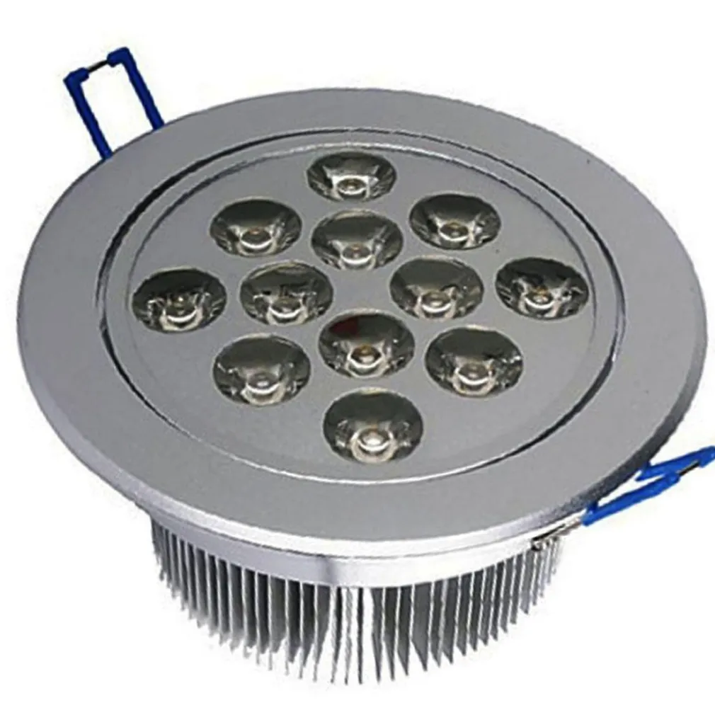 FARETTO 12 LED 12W AD INCASSO ORIENTABILE SPOT LUCE A MOLLA CON ALETTE DRIVER
